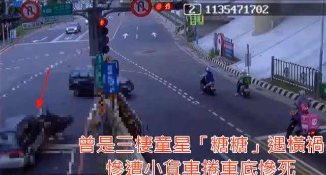 知名童星意外去世,等紅燈時被小貨車捲入車底,現場畫面曝光!