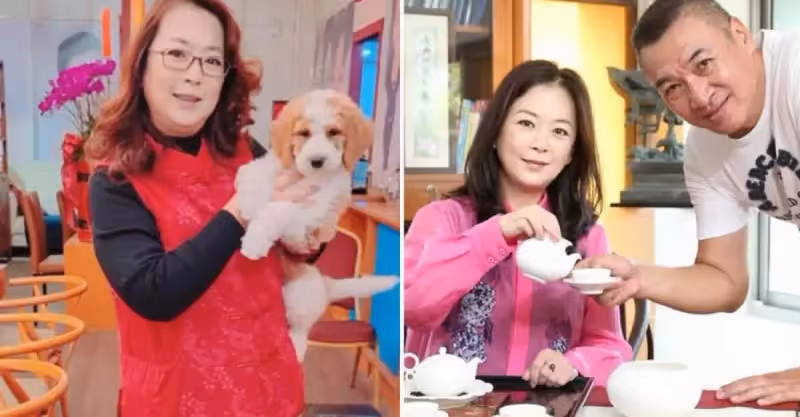 瓊瑤乾女兒趙永馨近況曝光！58歲燙卷髮化著妝出鏡「文質彬彬」，凍齡有術氣質好，息影后開茶館教茶藝十分接地氣