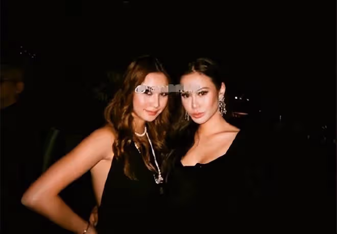 林建岳女兒海灘度假,穿背心大秀身材,與老爸小24歲女友關係好