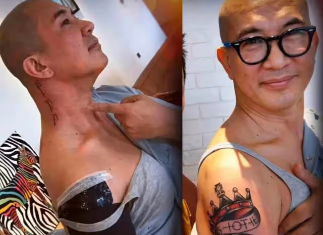 中年歐巴具俊曄:紋身示愛嬌妻,被吐槽殺馬特,大S:就吃這一套