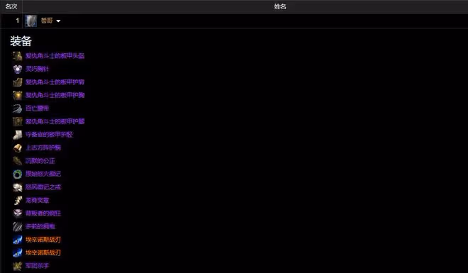 魔獸TBC：世界第1防戰，平均秒傷2100力壓熊德，60級狂暴坦回來了