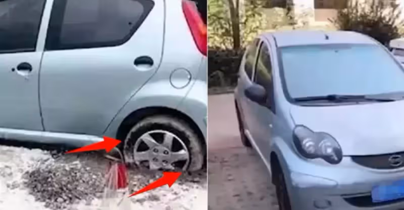 67萬車位屢被佔！地主叫挪車反被抱怨：打擾我睡覺了，怒花2000買一車水泥：我讓你停個夠