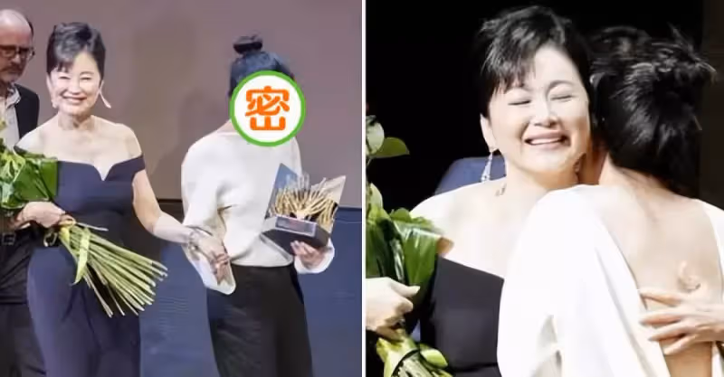 林青霞罕見帶女兒亮相，盤髮優雅高貴，女兒五官平淡太像爸爸