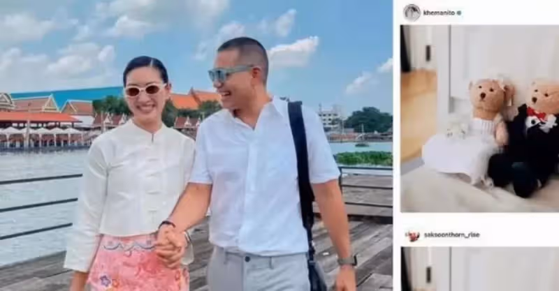 泰星Pancake和男友Mee經歷10年長跑！ 曬婚慶泰迪熊公仔好事將近
