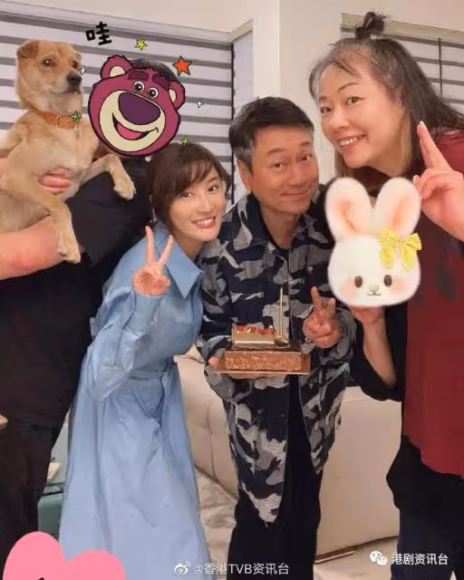 黎耀祥家中度過58歲生日 TVB新晉視後帶蛋糕驚喜現身:Surprise!