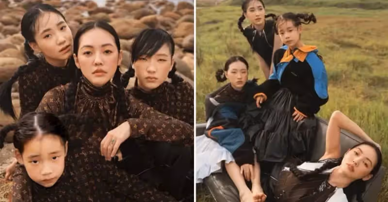 小S三個女兒不得了！合體拍大片「大女兒氣場絕殺，二女兒好甜美，小女兒呆萌」網評：完全不輸媽媽