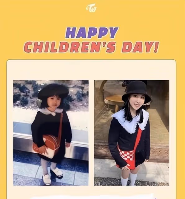 韓國兒童節TWICE齊曬童年照!Momo從小就辣、子瑜被贊最可愛