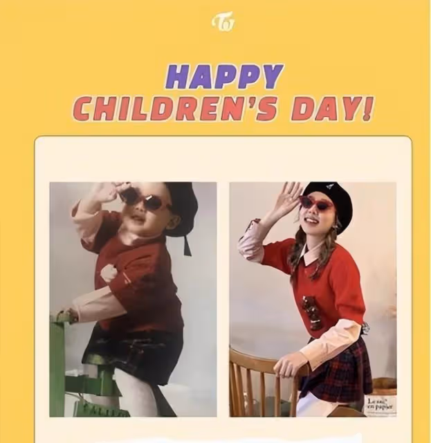 韓國兒童節TWICE齊曬童年照!Momo從小就辣、子瑜被贊最可愛