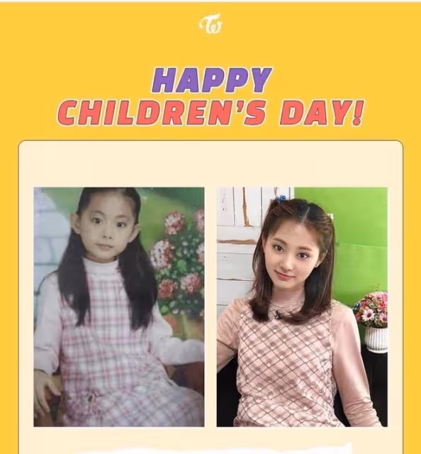 韓國兒童節TWICE齊曬童年照!Momo從小就辣、子瑜被贊最可愛