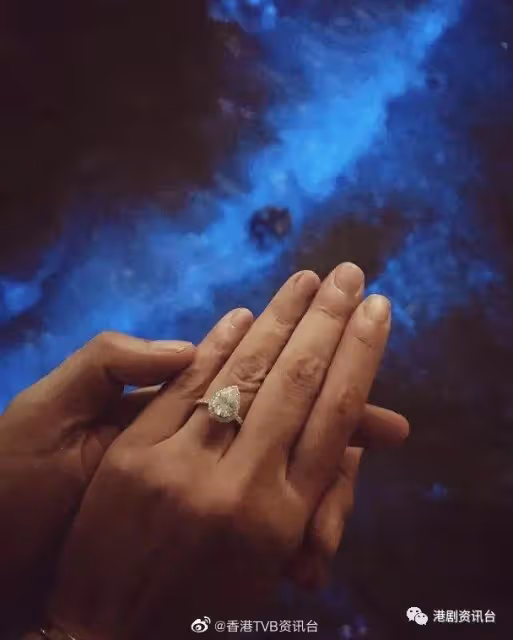 恭喜恭喜!TVB男星曬巨型鑽戒求婚成功