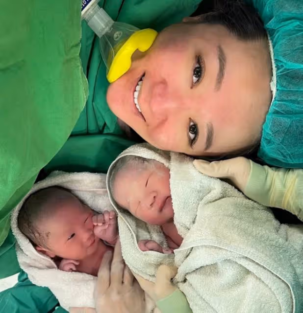 恭喜！39歲女星李美萱剖腹產下龍鳳胎，前年流產後一度自責痛哭