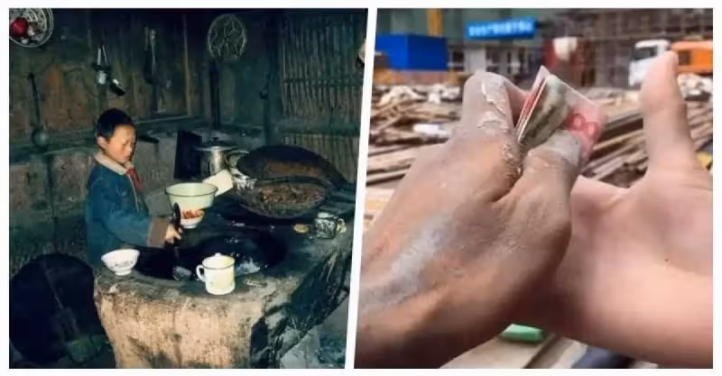 窮孩子早當家！養母早走養父臥床「9歲男孩工地幹活」扛400袋水泥不喊苦「薪水全拿來養家」現況感動全網