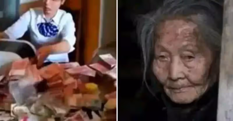 84歲老婦孤獨，生前吃鹹菜度日，永遠離去後卻發現家中藏有440萬現金
