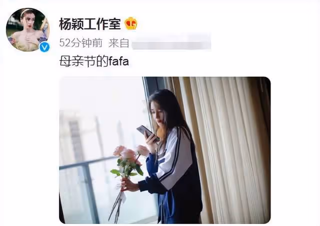 baby母親節仍忙工作，獲兒子小海綿送粉玫瑰示愛，獨自一人顯心酸
