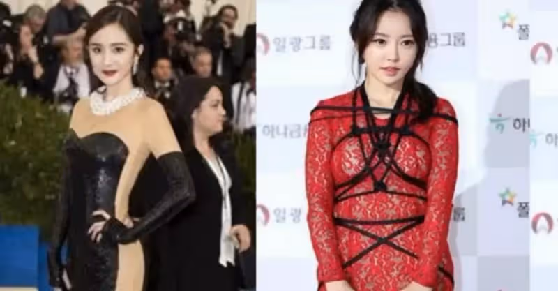 女星奇葩禮服：楊冪海苔裙，劉詩詩五花肉，賈靜雯貴賓犬，她最辣眼！