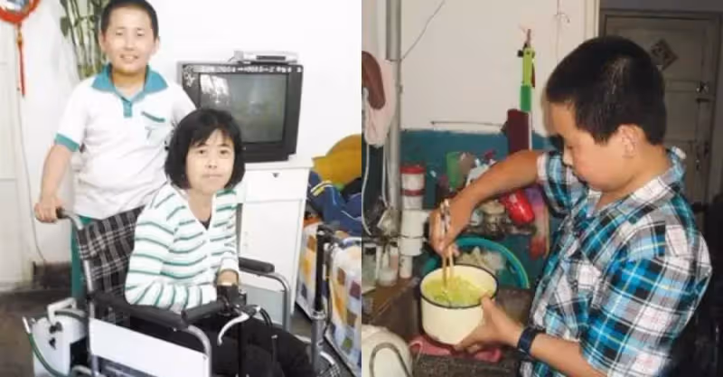 母重病父離棄！10歲男孩扛起家庭重擔，「五年走8000公里」帶母求醫，給媽媽買營養餐自己捨不得吃：都是媽媽的希望！