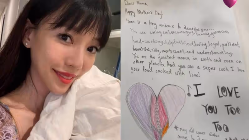 消失3個月！李靚蕾母親節首度發聲　孩子也對她說……