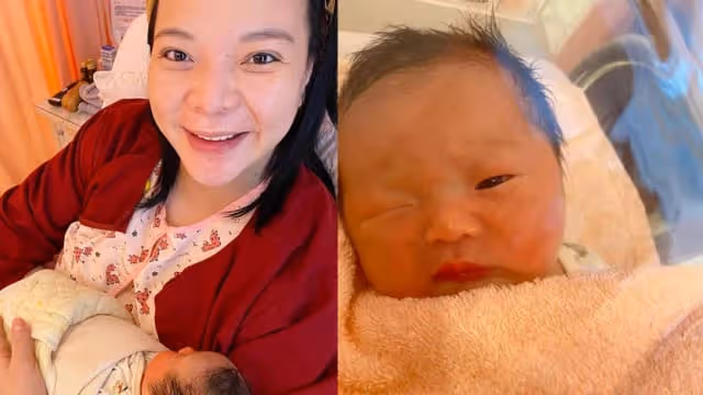 自爆老公家暴　小甜甜抱2個月大女兒離家出走
