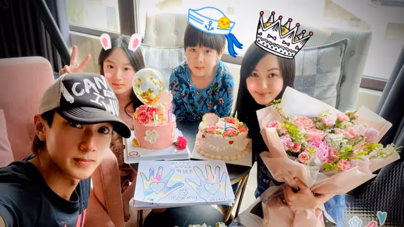 吳尊親自下廚　一家人溫馨慶祝母親節