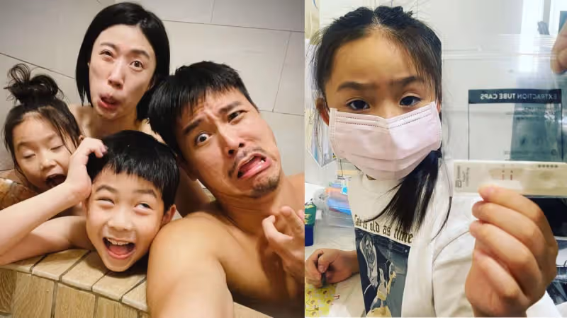 陳邦鋆、龐蕾馨6歲愛女確診冠病