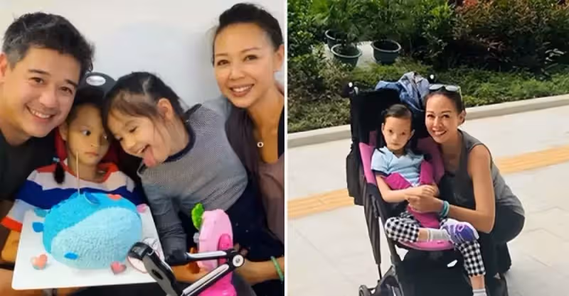 鐘麗淇受訪，稱沒怨恨梁榮忠當年出軌，希望11歲患病女兒學會叫媽