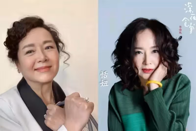 63歲恬妞老年發福也時髦,穿西裝搭樂福鞋端莊顯瘦,從容服老真美