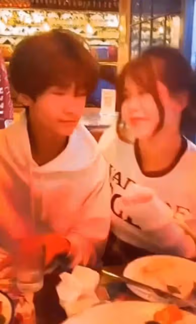 天天的女友閨蜜發文,承認兩人戀愛關係,她學習好不是小太妹