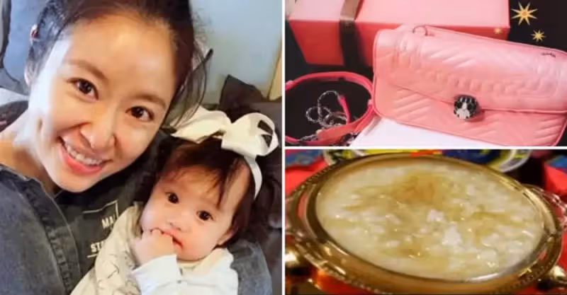 林心如養女兒太「壕」！送3孩子億寶石項鏈，吃飯都是用純金碗，網友酸了：明星媽媽都這麼壕？