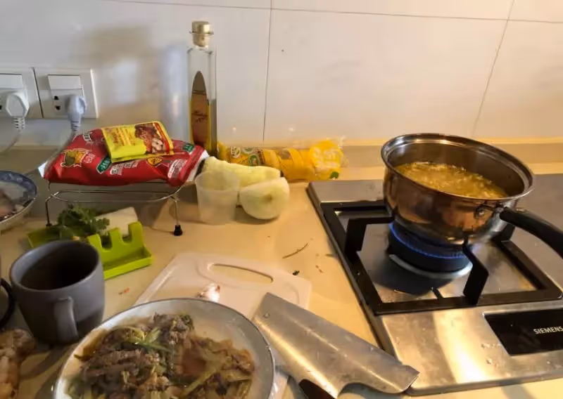 陶晶瑩罕曬豪宅內景，頭一次見陽臺上還能種樹，老公洗碗被寵成公主，網：想住你家！