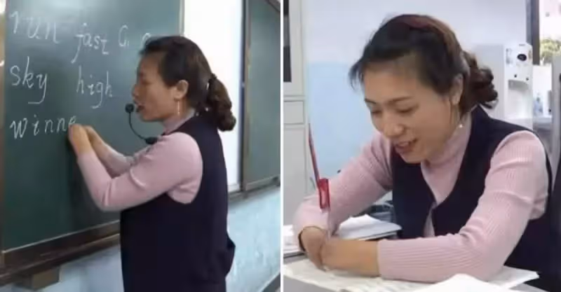 她被稱為「最美女教師」，2歲時因病失去四肢無手無腳，如今成為老師教書育人12年，寫出美好未來