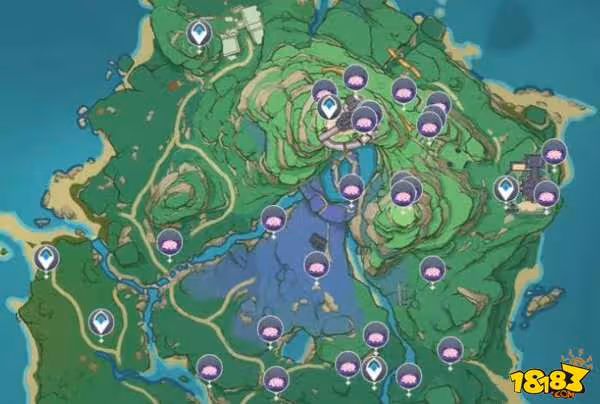 原神緋櫻繡球在哪 原神緋櫻繡球位置詳解