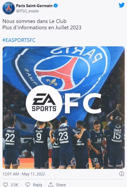 FIFA將推出EA Sports FC競品遊戲 稱自己的才是正統