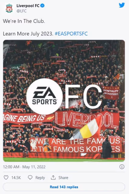 FIFA將推出EA Sports FC競品遊戲 稱自己的才是正統