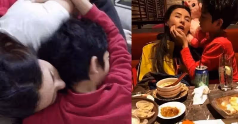 有媽媽真的好幸福！張柏芝這些照片，謝霆鋒一定不敢看，網友：忍不住落淚