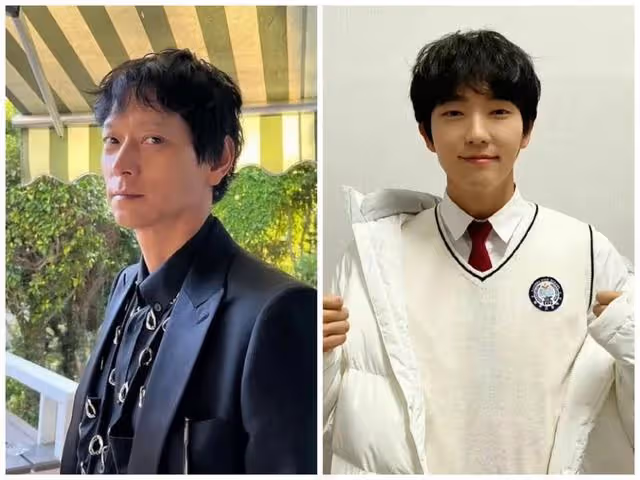 41歲韓男星姜棟元狀態太差,唇色發白沒有眉毛,發布會上穿增高鞋