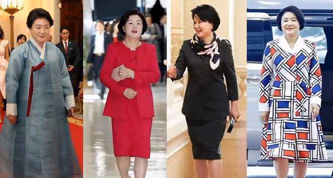50歲韓國第一夫人美出圈!穿白裙初戀臉不顯老,氣質卻輸給朴槿惠