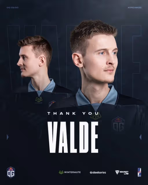 CSGO valde：我不願再加盟一支平庸的隊伍了