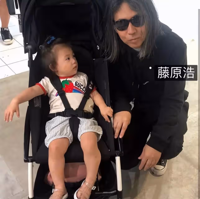 陳冠希曬全家福，一家三口在日本富士山前合影，5歲女兒身高矚目