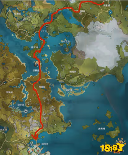 原神璃月港在地圖的哪一個位置 璃月港地圖進入方法