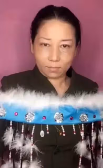 大媽要模仿香妃被人嘲笑,化妝後美翻了,網友:失傳已久的易容術!