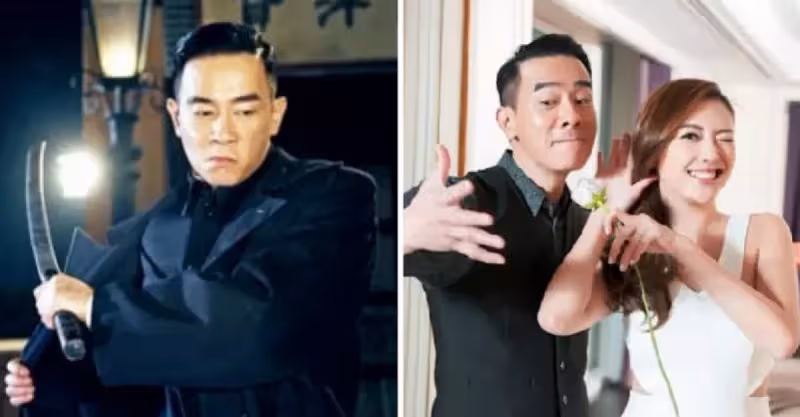 江湖本色！陳小春當年「帶30個黑衣人上街」嚇壞應采兒　捧花下跪「沒開口就哭了」：繞了一圈還是妳