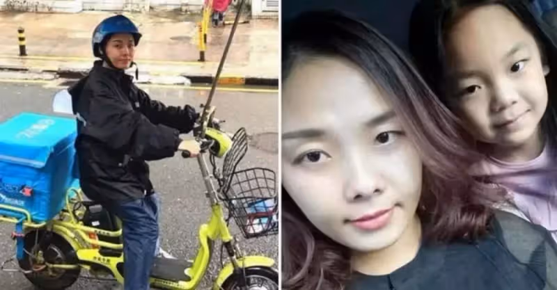 為孩子忍夫6年，32歲單親媽淨身出戶，做外送獨養女，生日收兒祝福淚崩：努力接單只為孩子