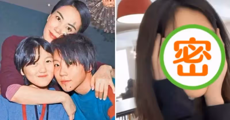 王菲15歲女兒李嫣近照曝光，懟臉自拍超自信，黑髮造型神似媽媽