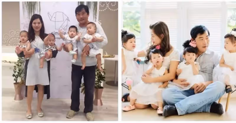 一次懷四胎！醫生搖頭「選2個拿掉」媽堅持全生，產後生活曝光：最感謝老公