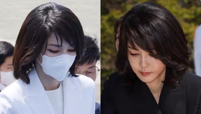 韓國新總統夫人突然亮相!49歲比辣妹還美! 無兒無女,摘下口罩顏值絕了!美貌穿搭成時尚頂流,還能實力帶貨?