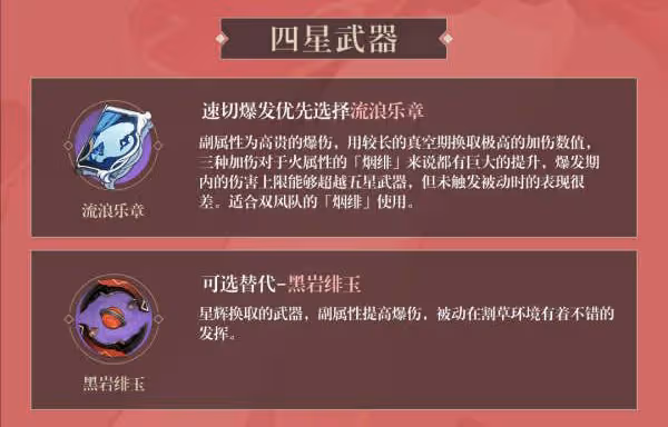 原神煙緋培養攻略大全 煙緋養成攻略合集
