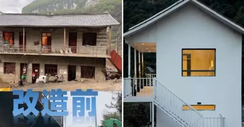 兒子兒媳都去世，鄉下嬤獨帶5孫艱難生活「住破爛漏水屋」樓梯快撐不住，節目送暖「14天爆改老房」阿嬤見眼前瞬間感動淚崩