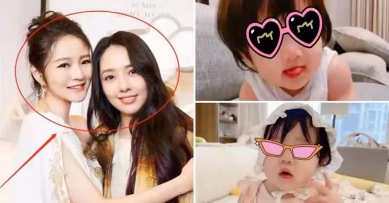 同樣是嫁豪門產女，安以軒女兒眼睛又大圓，郭碧婷女兒臉大有福，網友：誰才是真名媛？