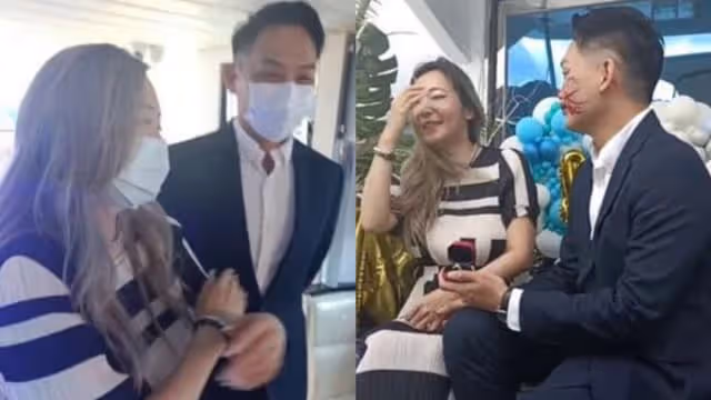 挺孕肚前往公證　Makiyo正式升格人妻
