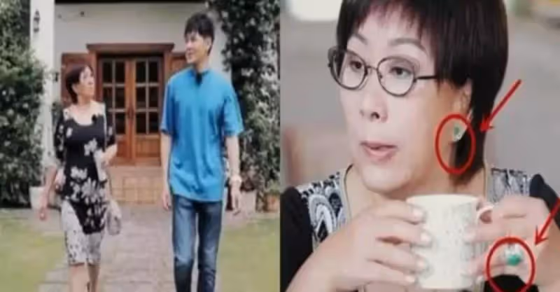 林志穎媽媽到底多有錢？戴翡翠首飾不算什麼，看到她住的房子，一般人真住不起